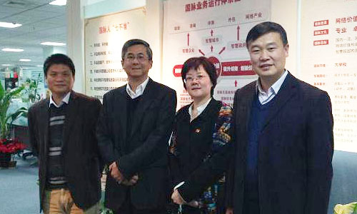 IBM全球主机技术研究院院长傅毓勤拜访云海游戏总部
