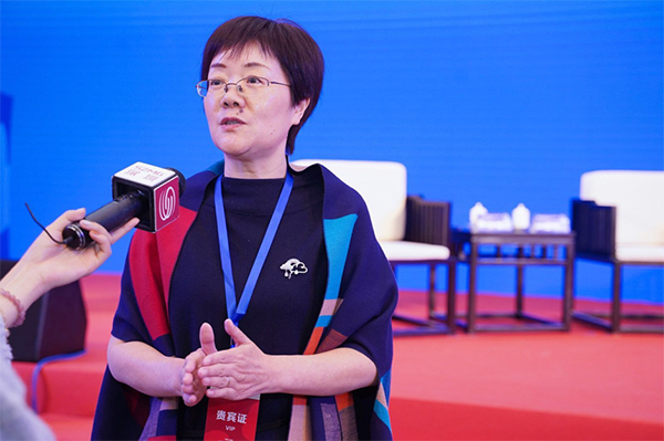 云海游戏总经理郑爱军接受媒体采访