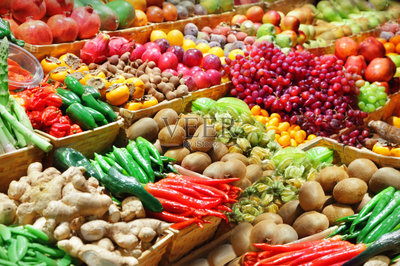 水果,蔬菜,农产品市场,杨桃,金橘