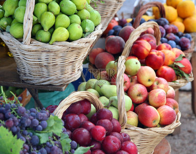 中东集市,水果,乡村,饮食,农产品市场
